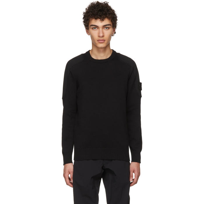 Photo: Stone Island Black Ghost Shoulder Sweater