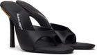 Alexander Wang Black Lucienne 105 Thong Heeled Sandals