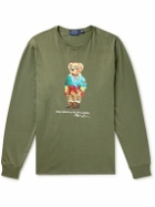 Polo Ralph Lauren - Slim-Fit Printed Cotton-Jersey T-Shirt - Green