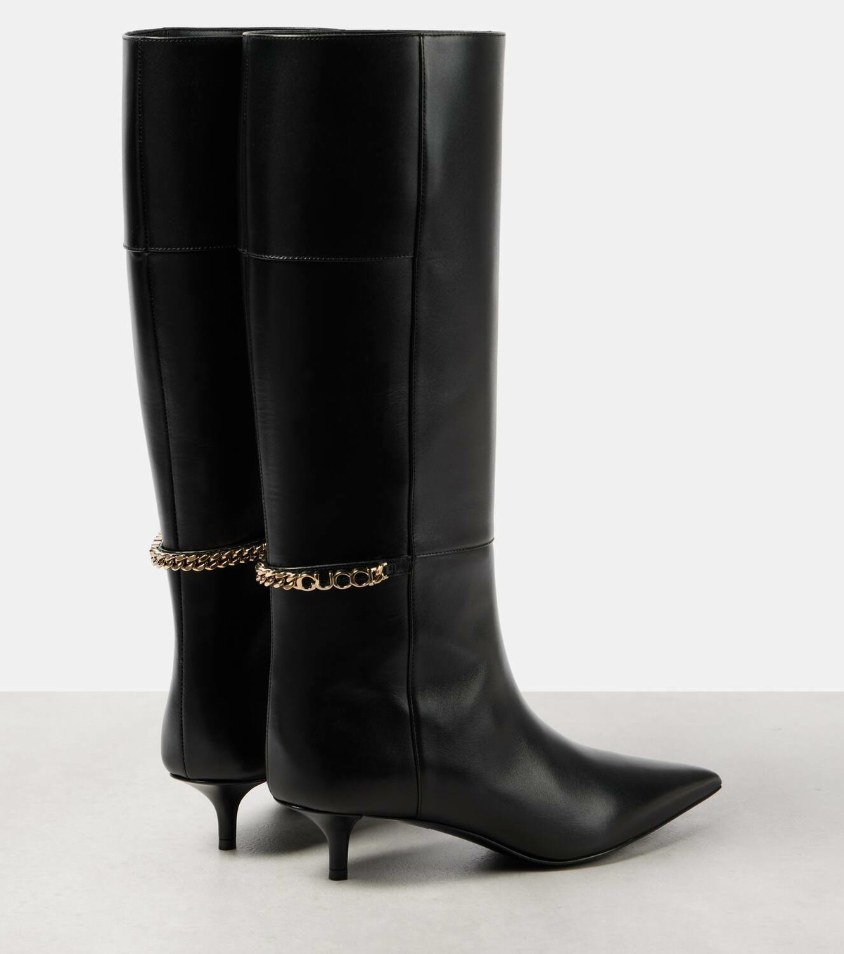 Gucci Gucci Signoria leather knee-high boots Gucci