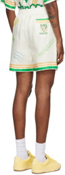 Casablanca Off-White 'Le Jeu' Shorts