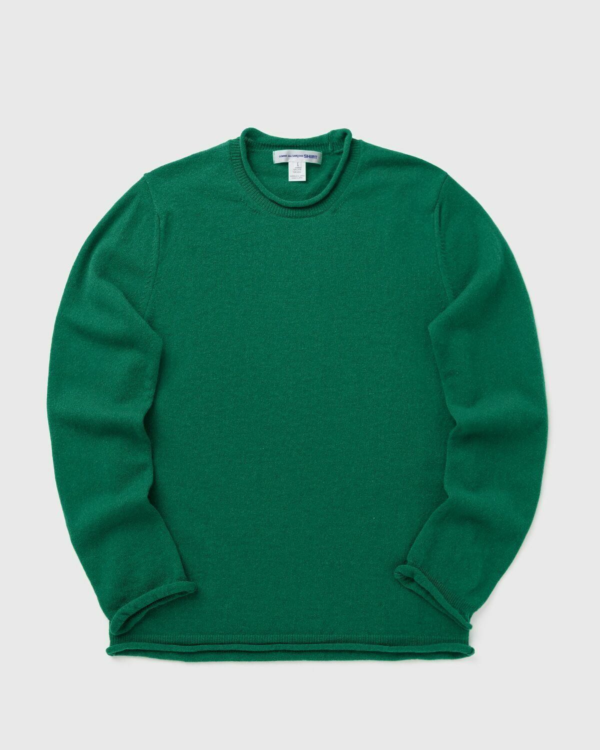 Comme des Garçons Shirt SHIRT KNITTED Green Mens Pullover