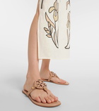 Tory Burch Miller leather thong sandals