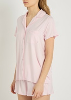 Skims Logo-embroidered Stretch-modal Pyjama set Multicoloured