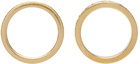 Maison Margiela Gold Number Earrings