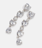 Self-Portrait Tiered embellished earrings