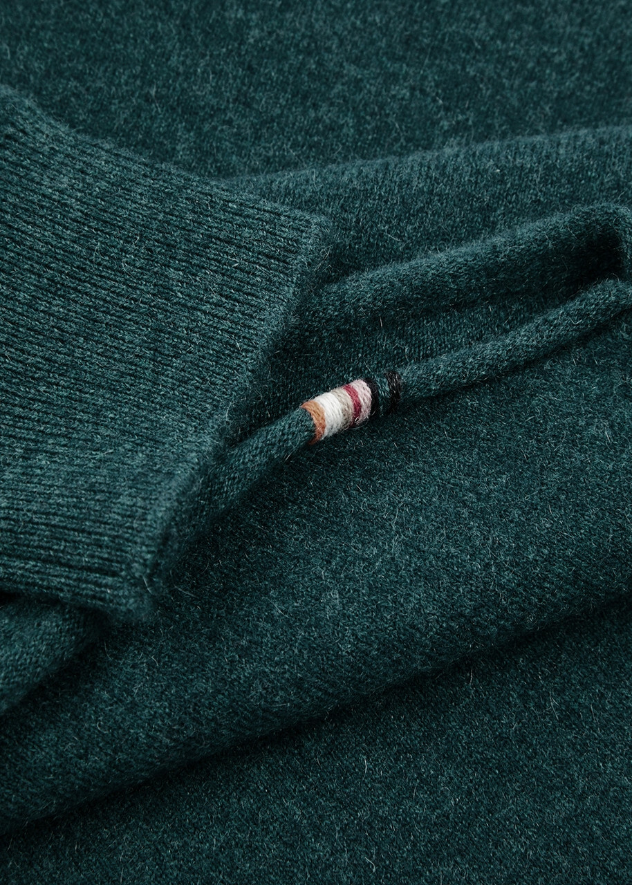 Extreme Cashmere N°53 Crew Hop Cashmere-blend Jumper - Green - One Size