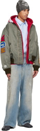 BAPE Green Shark MA-1 Bomber Jacket