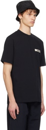 JACQUEMUS Black Les Classiques 'Le t-shirt Gros Grain' T-Shirt