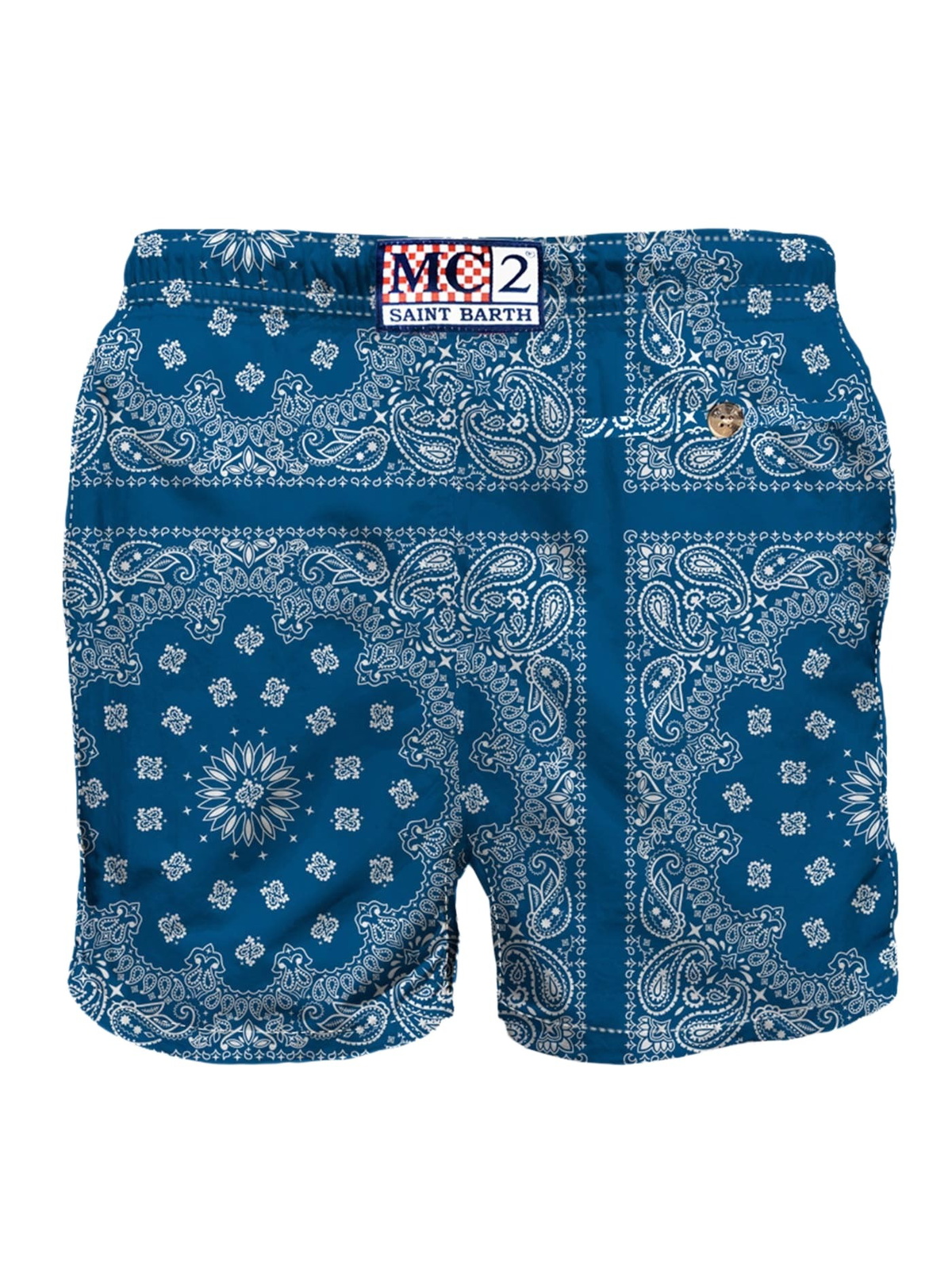 MC2 SAINT BARTH Men Swim Shorts Caprese Camouplage Bandanna Print main image 1
