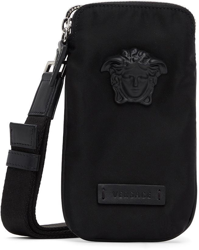 Photo: Versace Black Medusa Neck Pouch