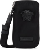 Versace Black Medusa Neck Pouch