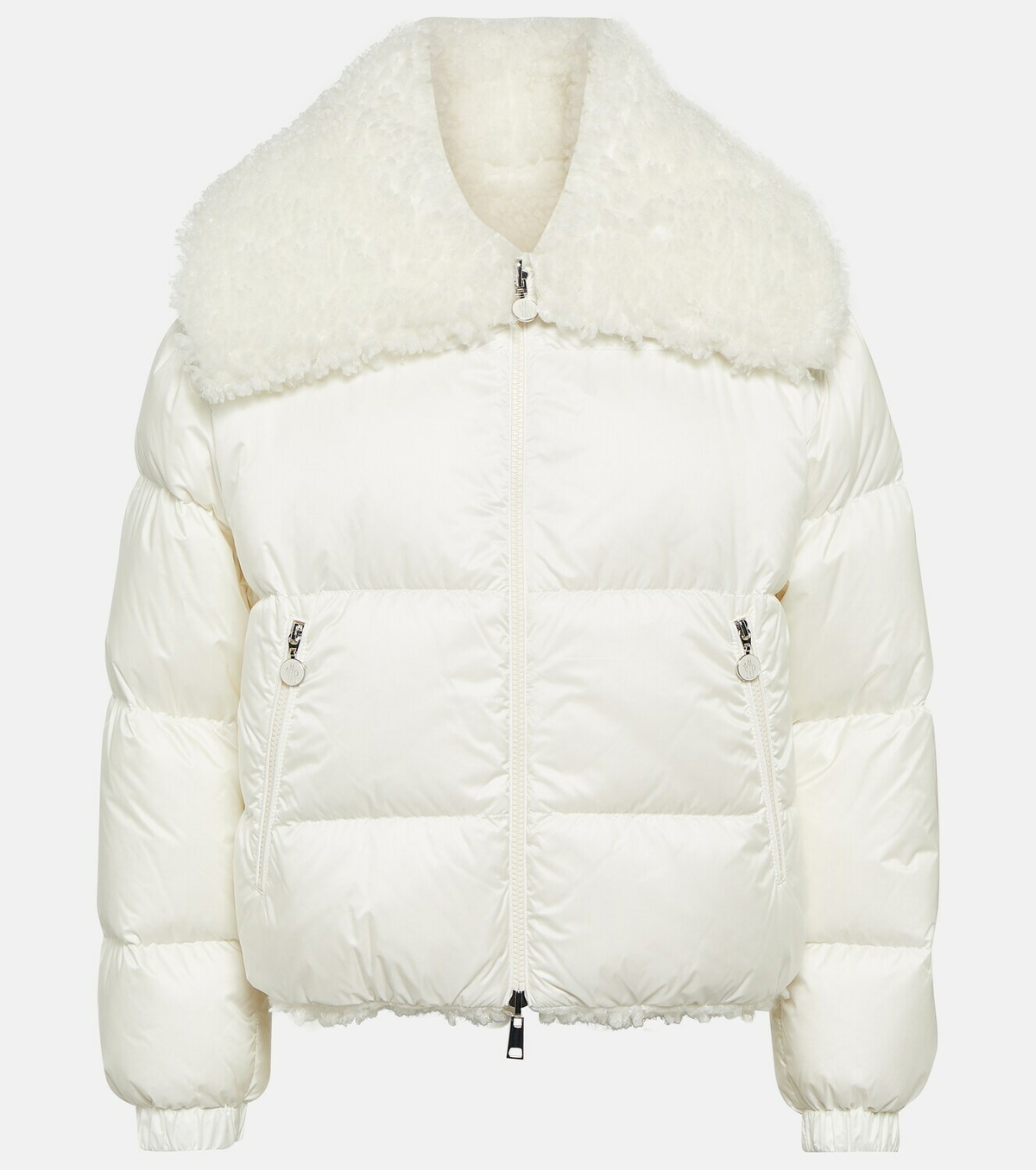 Moncler Murray faux shearling-trimmed jacket Moncler