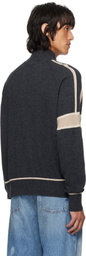 Gimaguas Black Pedro Zip Up Sweater