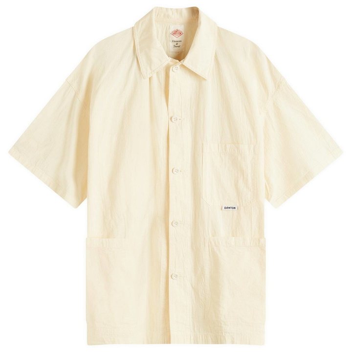 Photo: Danton Men's Coverall Short Sleeve Shirt in Ivory