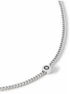 Miansai - Opus Sterling Silver, Enamel and Sapphire Pendant Necklace