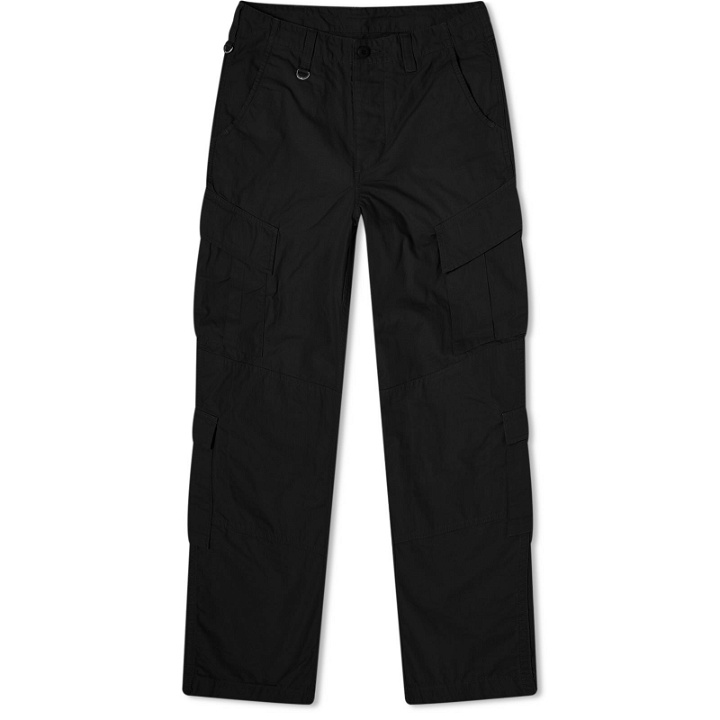 Photo: Uniform Experiment Men's Tipstop Tactical Cargo Pants in Black