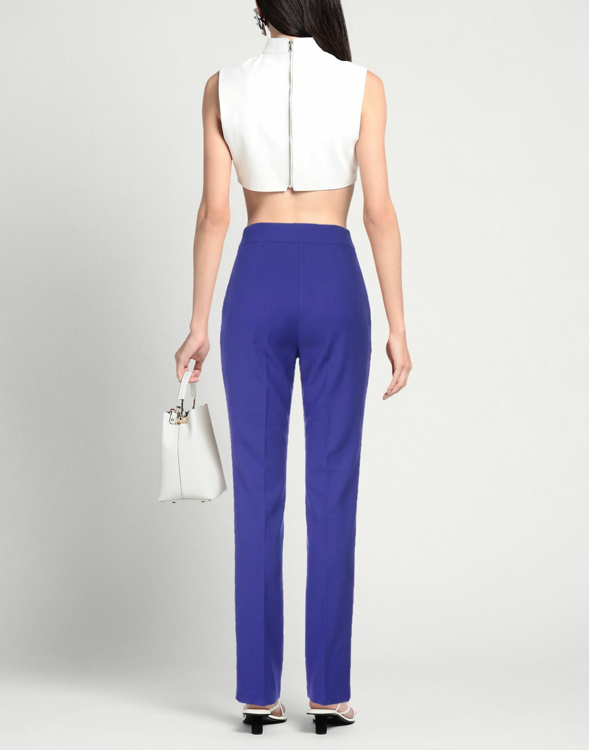 Chiara Boni La Petite Robe Womens Pants Bright in Blue