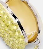 Self-Portrait Oval Small embellished clutch