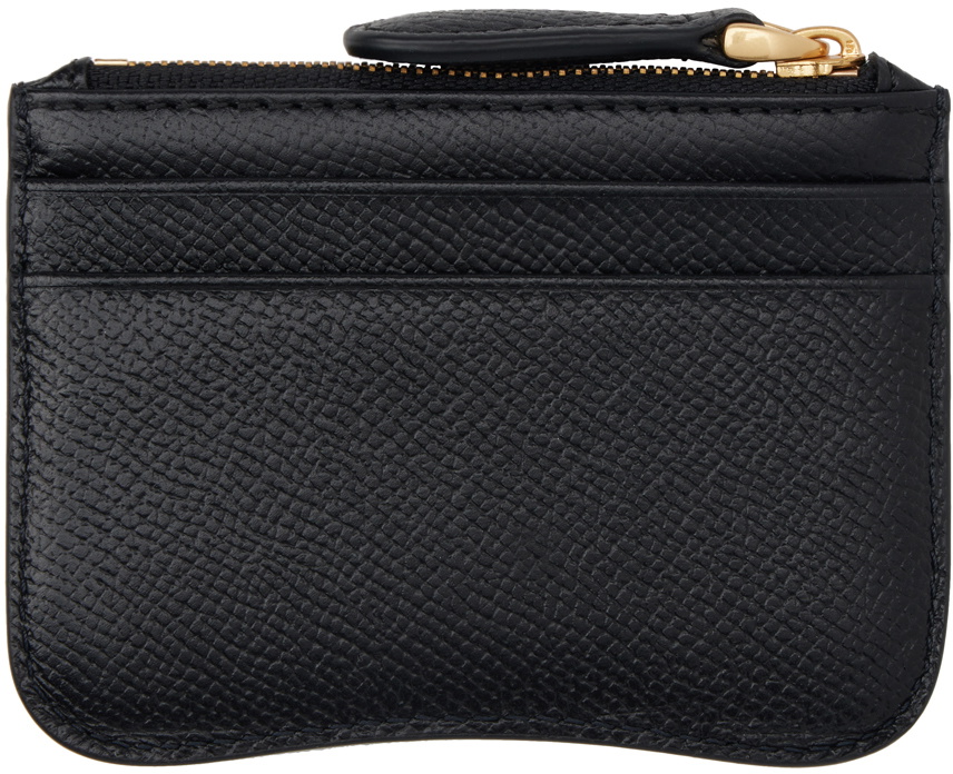 AMI Paris Black Paris Paris Zipped Ami de Cœur Card Holder