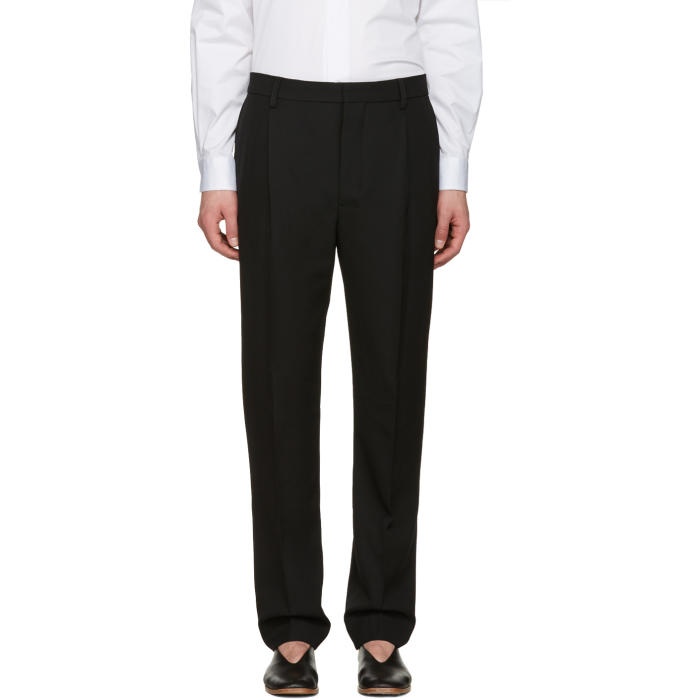 Photo: Lemaire Black Pleated Trousers
