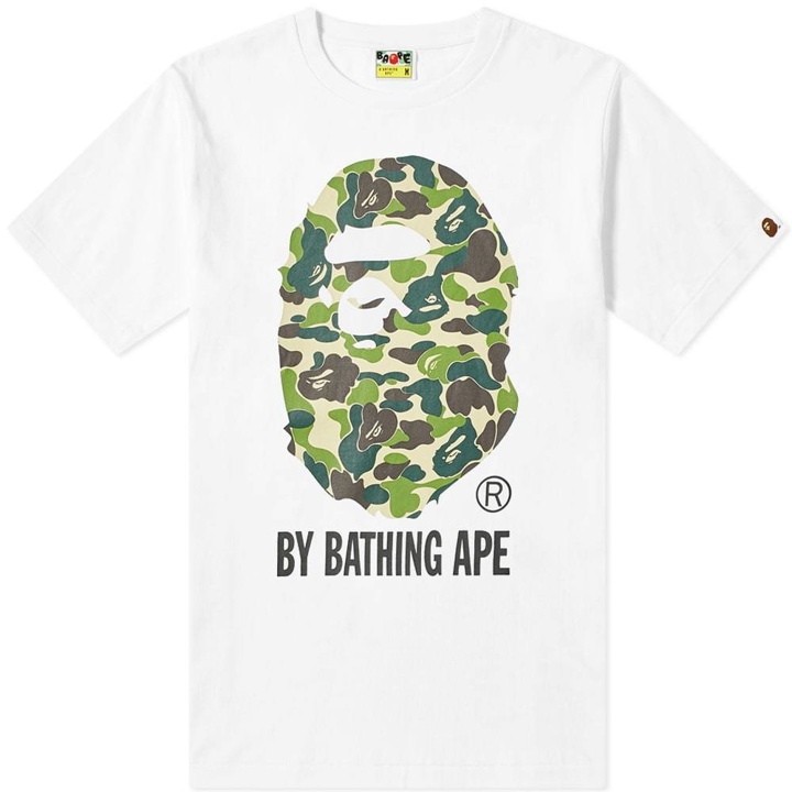 Photo: A Bathing Ape ABC By Bathing Tee White & Green