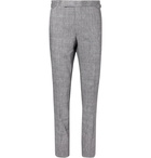 Richard James - Navy Hyde Prince of Wales Checked Slub Linen-Blend Suit Trousers - Navy