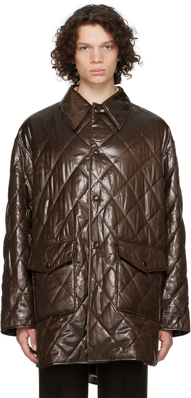 Photo: System Brown Quilted Jacket