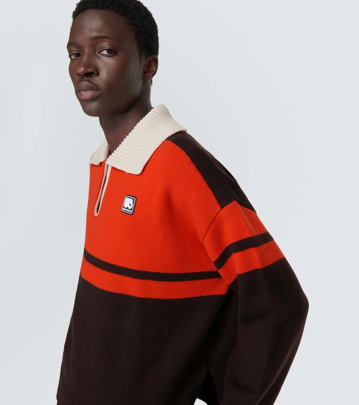 Wales Bonner Calm wool-blend polo shirt Wales Bonner