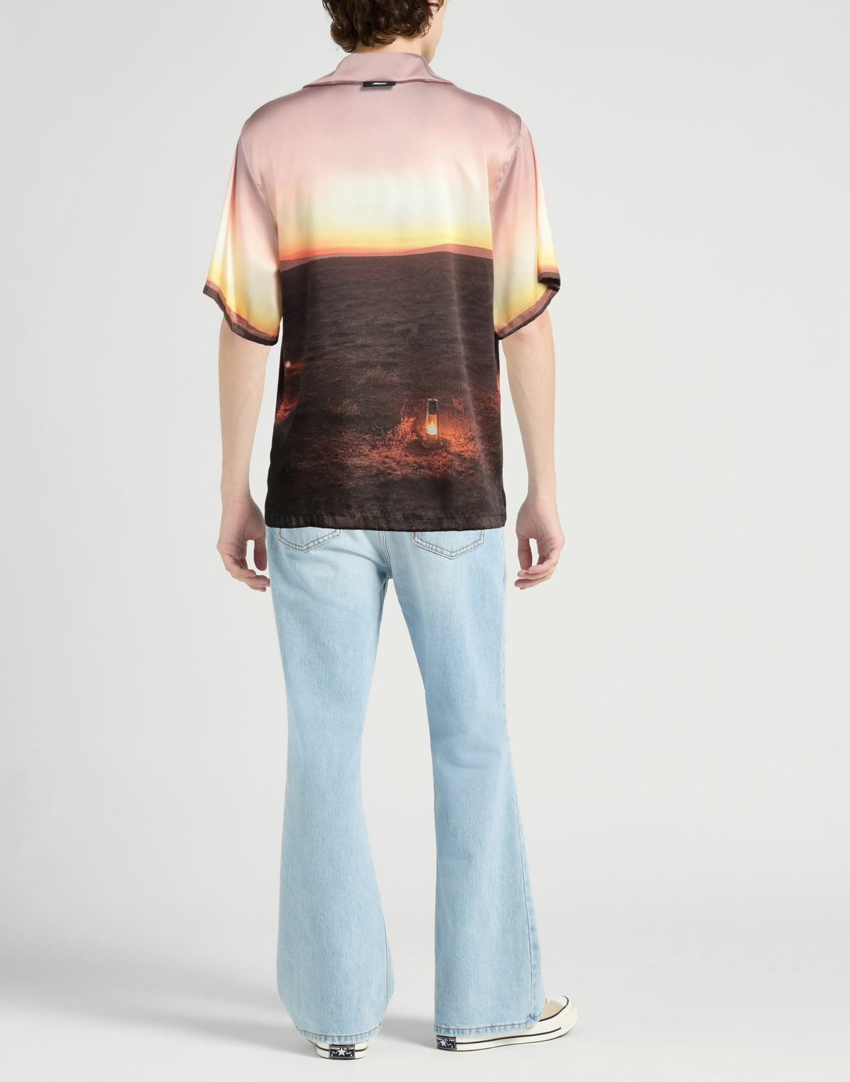 Msgm Mens Shirt Dark in Green