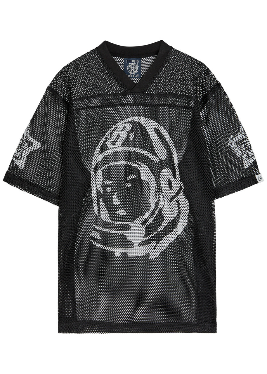 Billionaire Boys Club Logo-print Mesh Football T-shirt Black