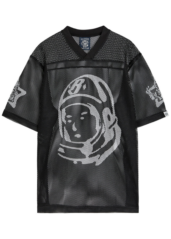 Photo: Billionaire Boys Club Logo-print Mesh Football T-shirt Black