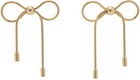 Marland Backus Gold Bow Earrings