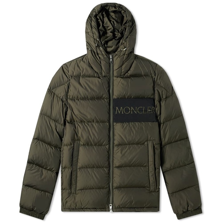 Photo: Moncler Aiton Logo Hooded Down Jacket