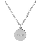 A.P.C. Silver Heads and Tails Necklace