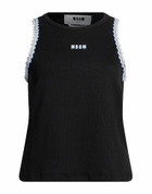 Msgm Womens Tank top in Black