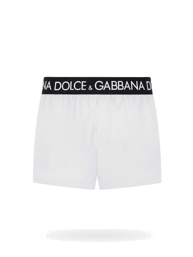 Photo: Dolce & Gabbana Swim Trunks White   Mens