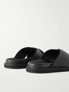 Zegna - Panarea PELLETESSUTA™ Leather Slides - Black