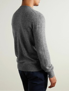 Loro Piana - Brushed Cashmere and Silk-Blend Sweater - Gray