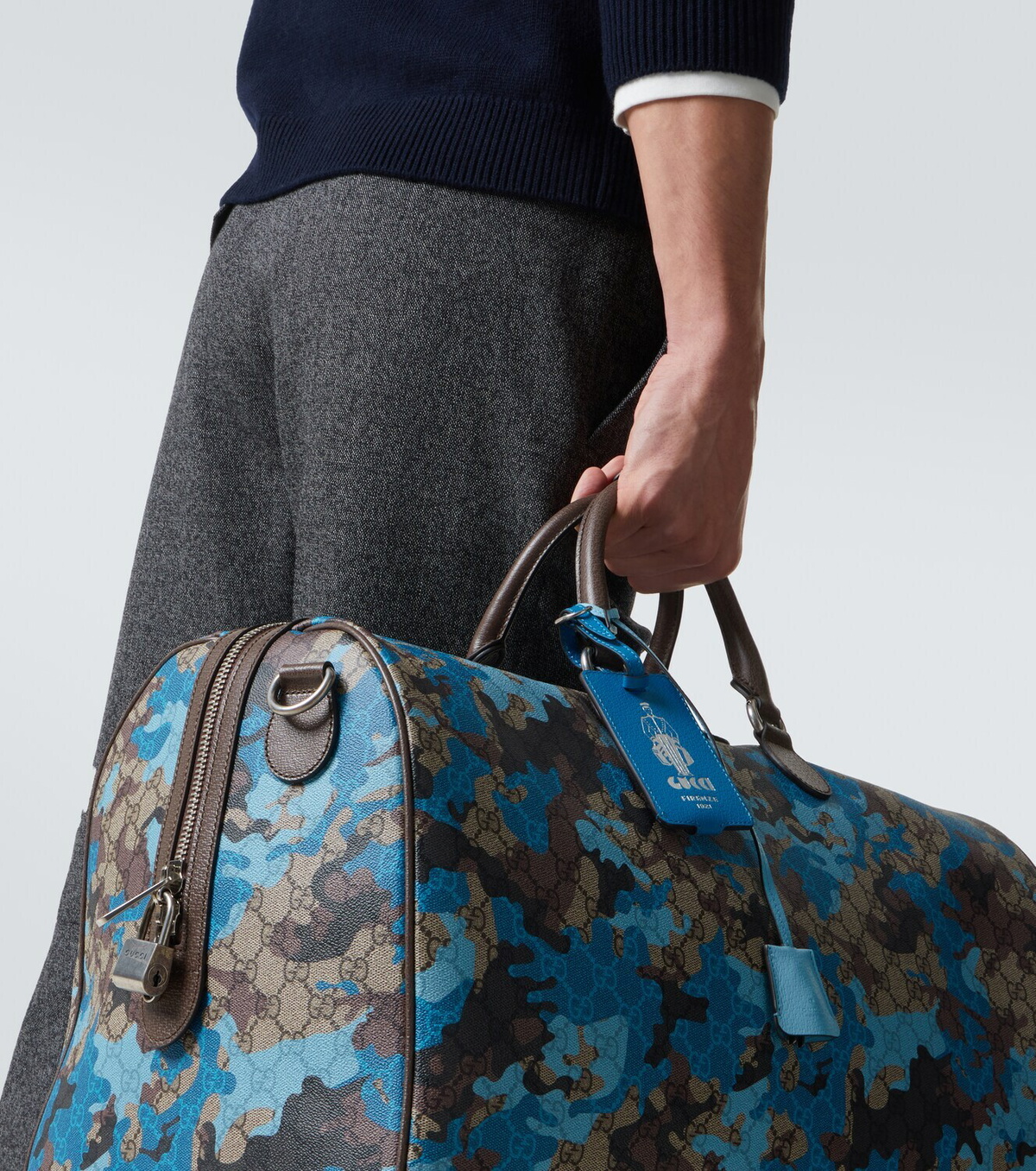 Gucci Large GG canvas duffel bag