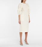 Deveaux New York - Sasha cotton poplin midi dress