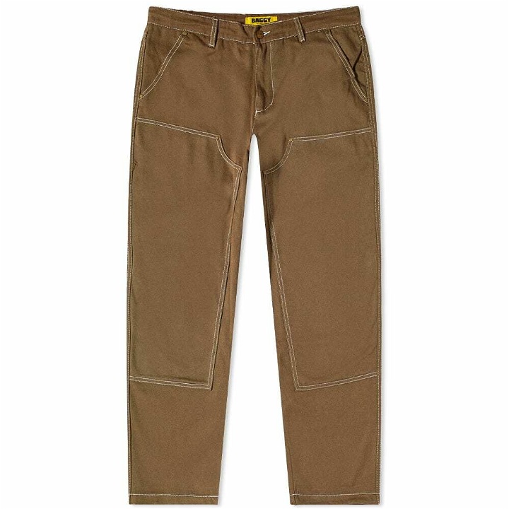 Photo: Butter Goods Men's Double Knee Pants in Army
