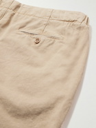 Loro Piana - Straight-Leg Cotton-Blend Bermuda Shorts - Neutrals