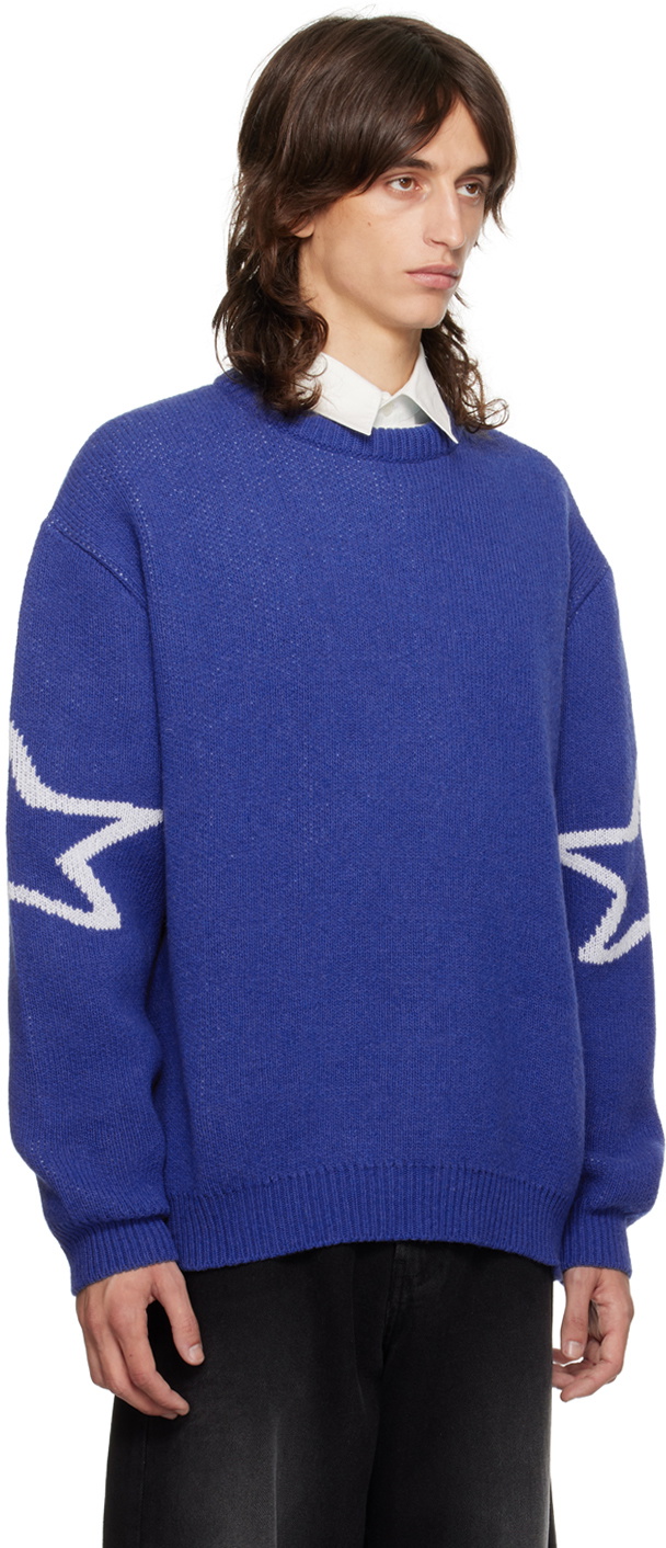 Carne Bollente Blue 'The S Word' Sweater