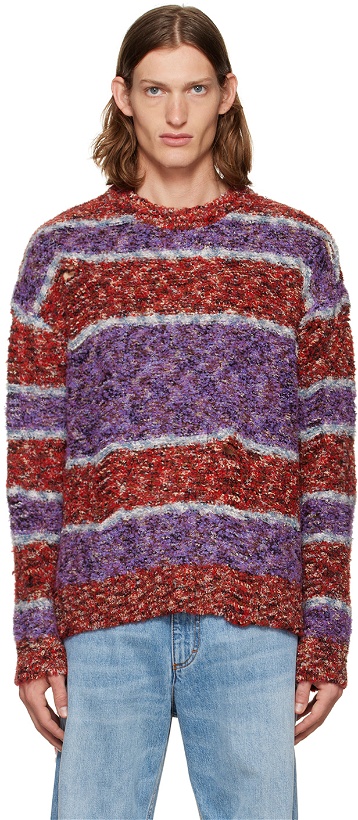 Photo: Andersson Bell Red & Purple Striped Sweater