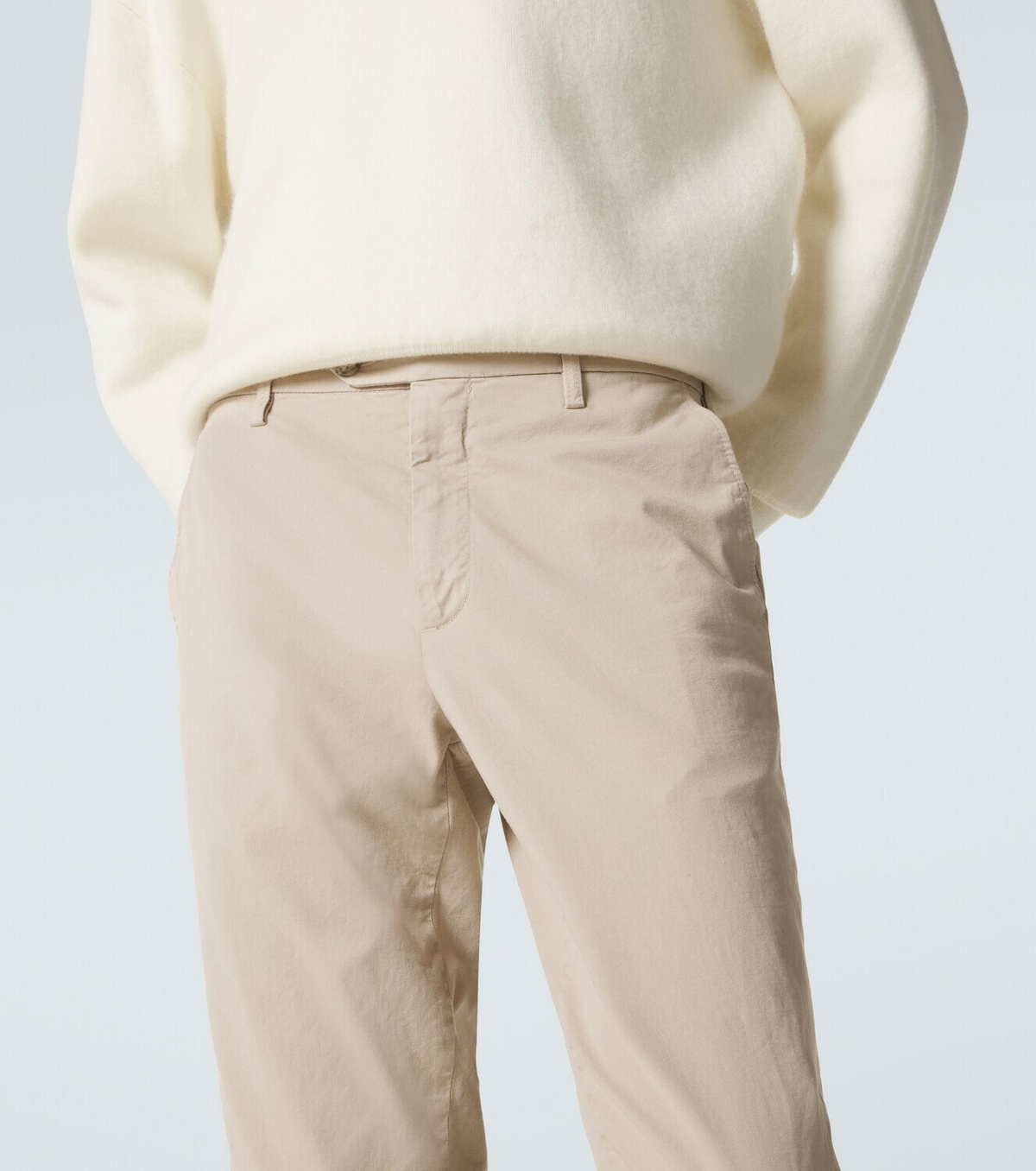 Canali Cotton straight chinos