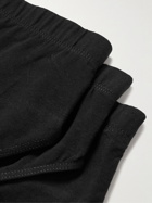 Schiesser - Three-Pack Stretch-Cotton Briefs - Black