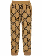 GUCCI - Gg Jacquard Faux Fur Pants