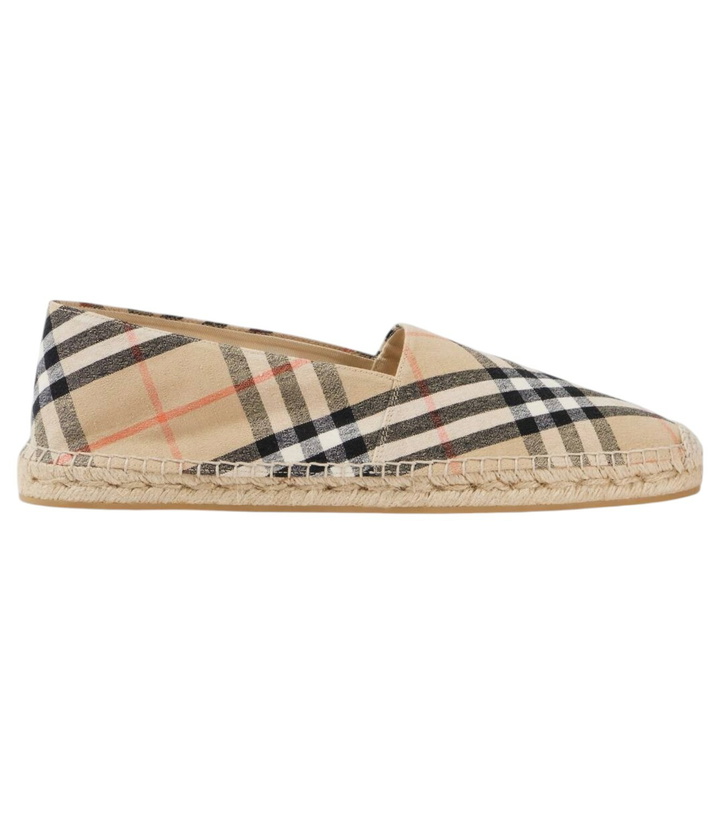 Photo: Burberry Burberry Check espadrilles