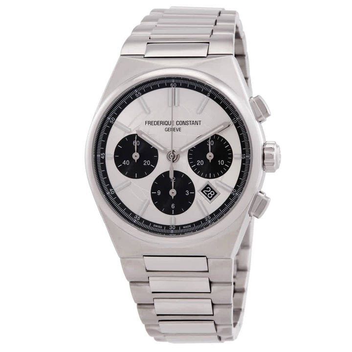 Photo: Frederique Constant Highlife Chronograph Automatic Silver Dial Mens Watch FC-391SB4NH6B